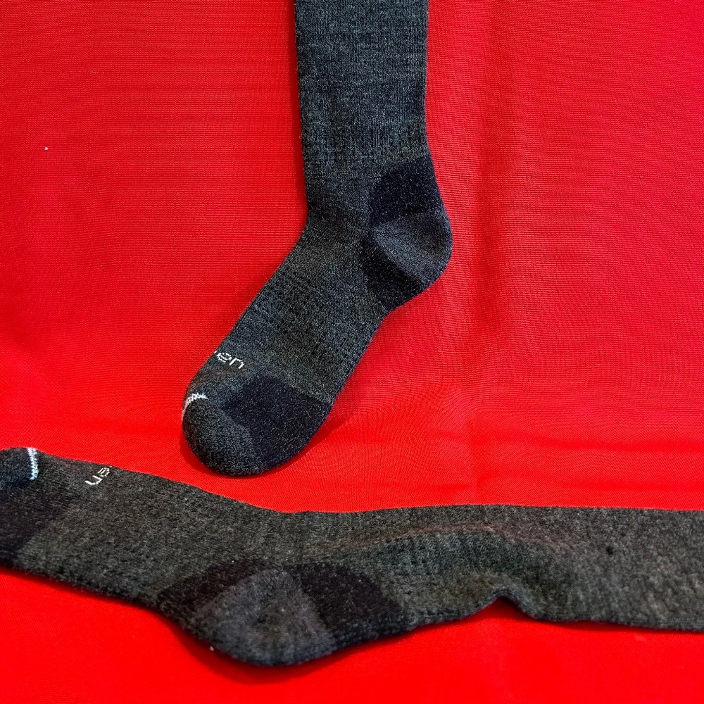 Lorpen Warm Gray Knee High Socks Size 8